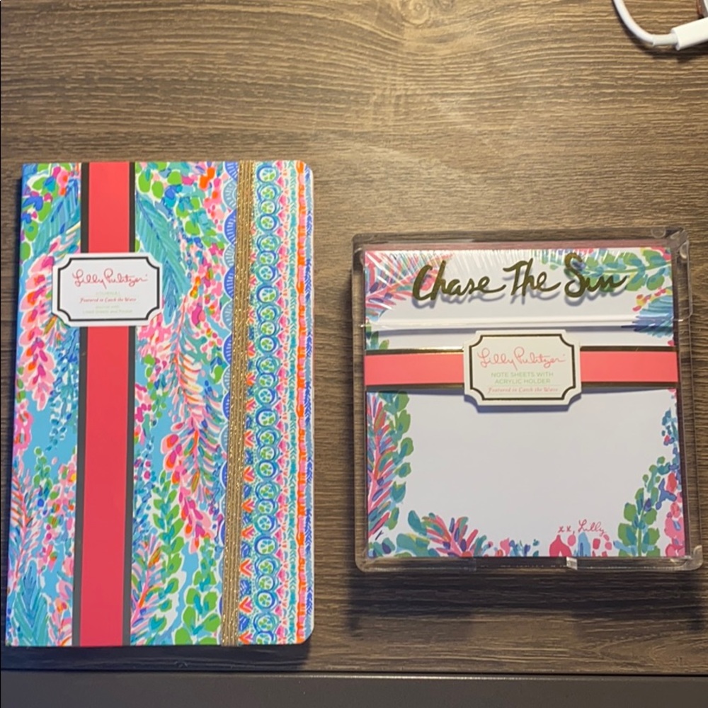 Lily Pulitzer Notebook & Notepad
